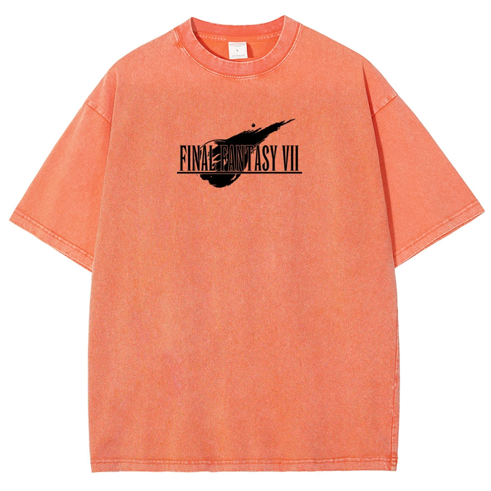 Final Fantasy Unisex Fit Washed T-Shirt 2602013456