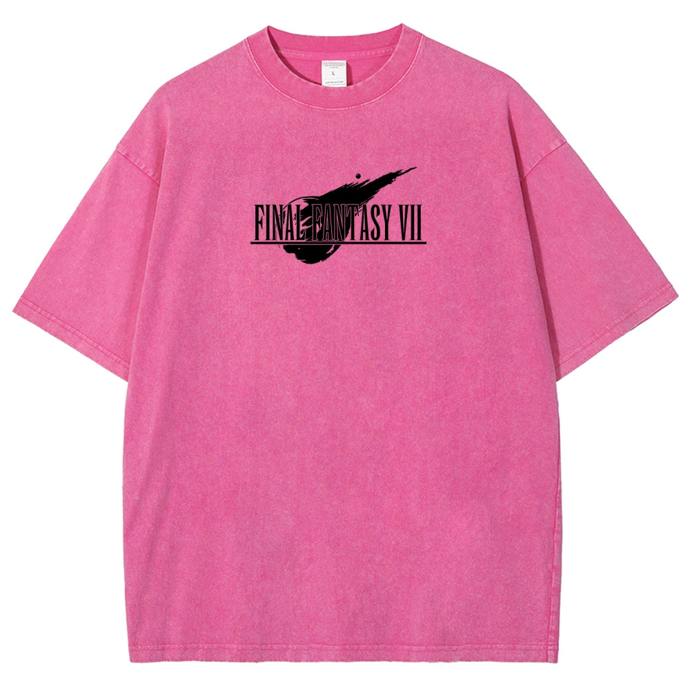 Final Fantasy Unisex Fit Washed T-Shirt 2602013456