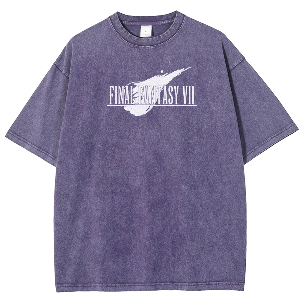 Final Fantasy Unisex Fit Washed T-Shirt 2602013456