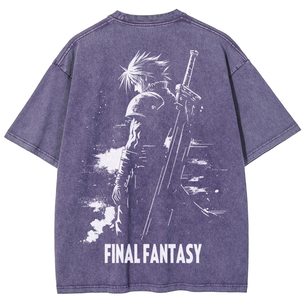 Final Fantasy Unisex Fit Washed T-Shirt 2602013456