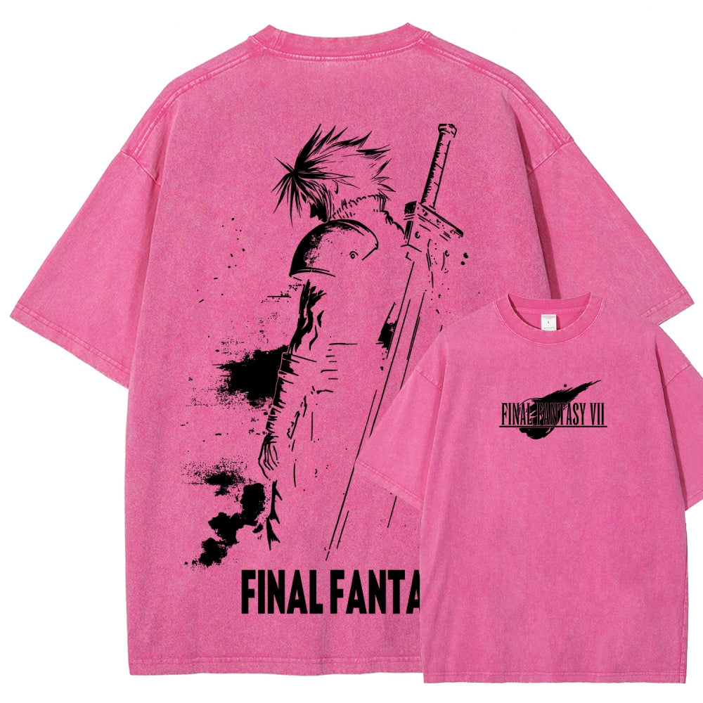 Final Fantasy Unisex Fit Washed T-Shirt 2602013456