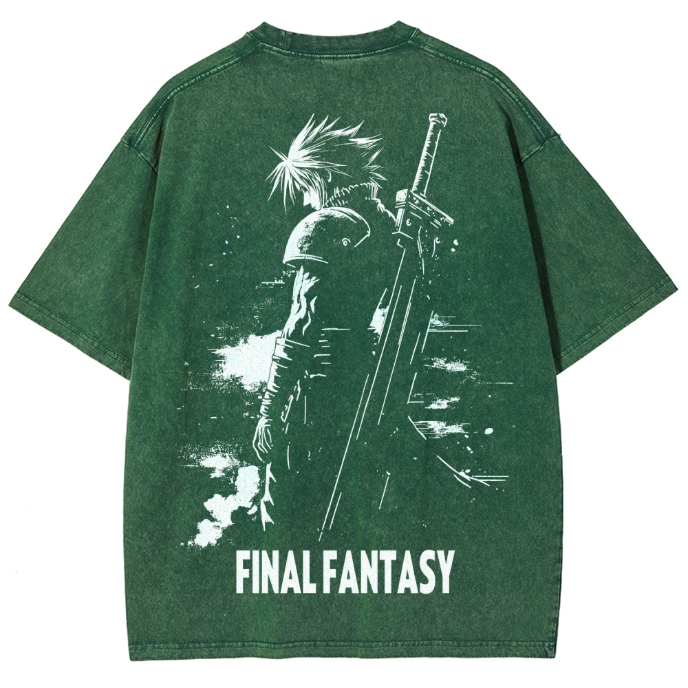 Final Fantasy Unisex Fit Washed T-Shirt 2602013456