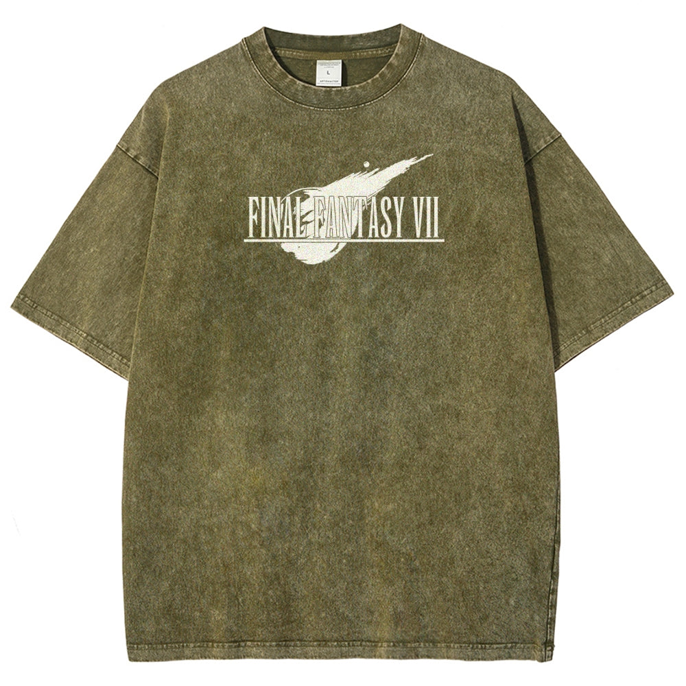 Final Fantasy Unisex Fit Washed T-Shirt 2602013456