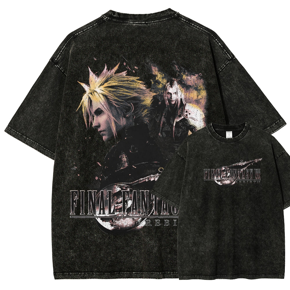 Final Fantasy Unisex Fit Washed T-Shirt 2602013484