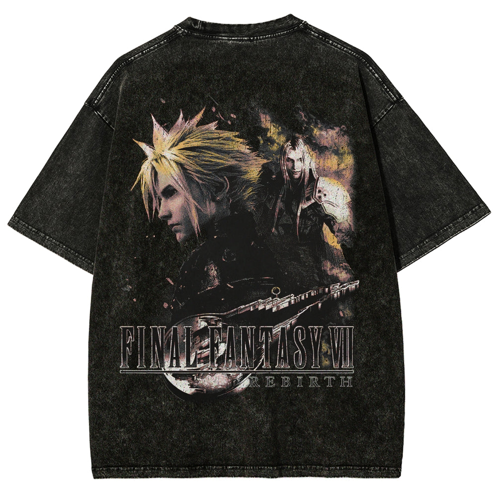 Final Fantasy Unisex Fit Washed T-Shirt 2602013484