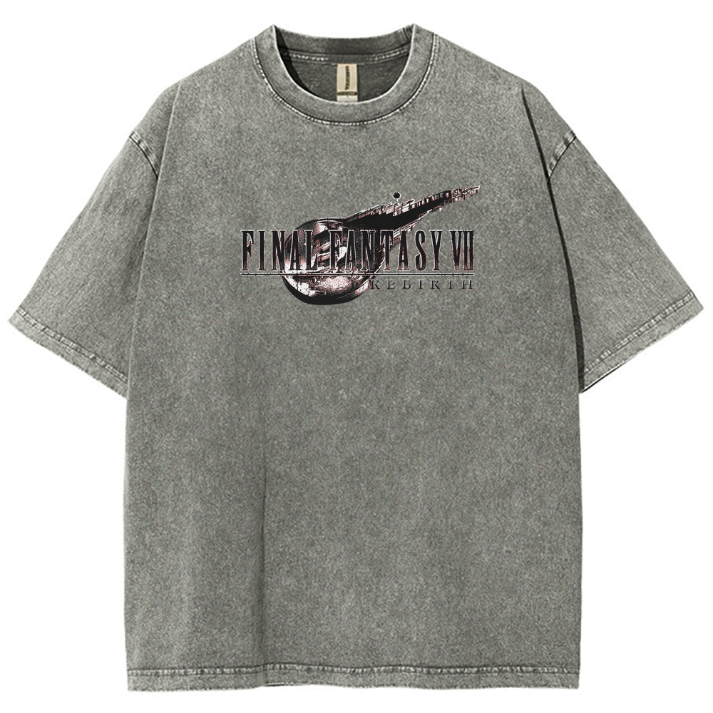 Final Fantasy Unisex Fit Washed T-Shirt 2602013484