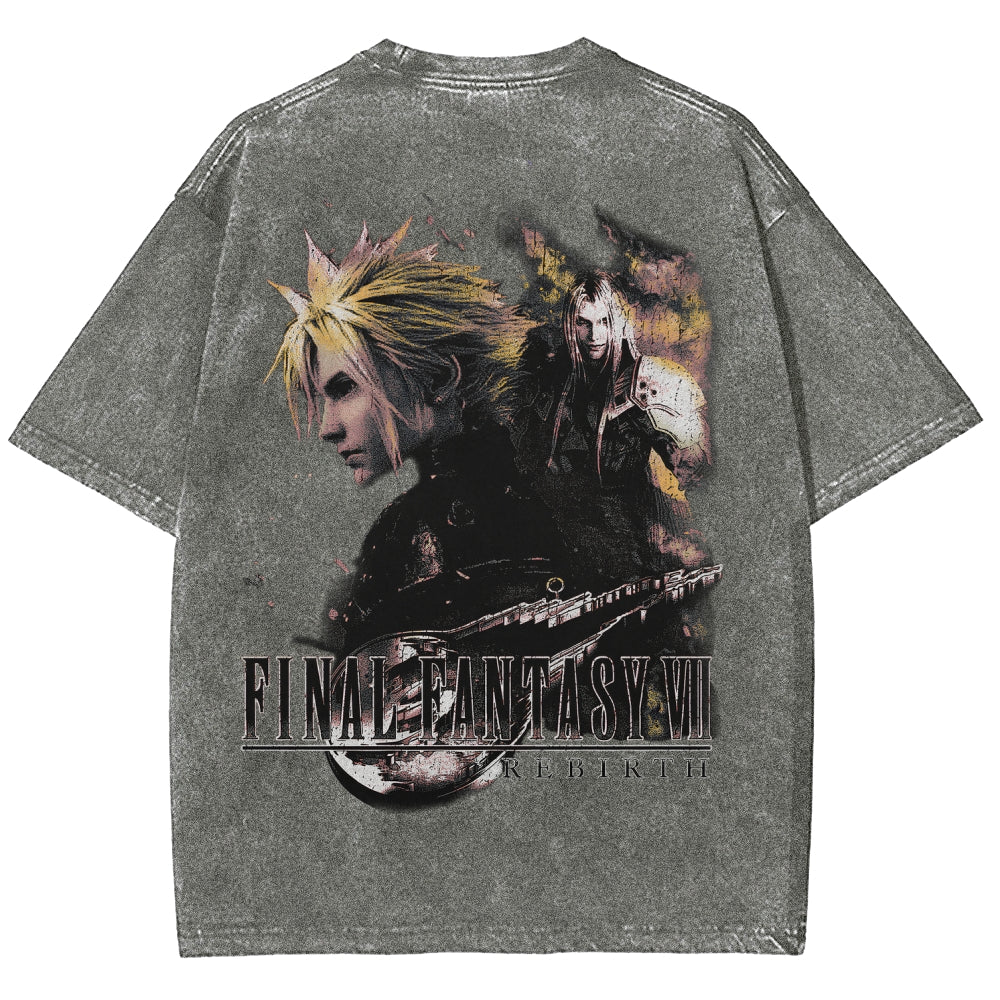 Final Fantasy Unisex Fit Washed T-Shirt 2602013484