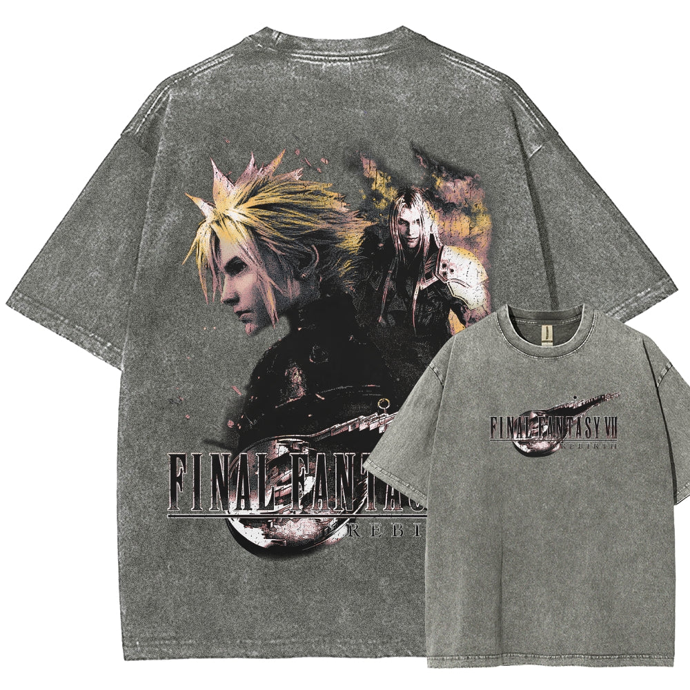 Final Fantasy Unisex Fit Washed T-Shirt 2602013484