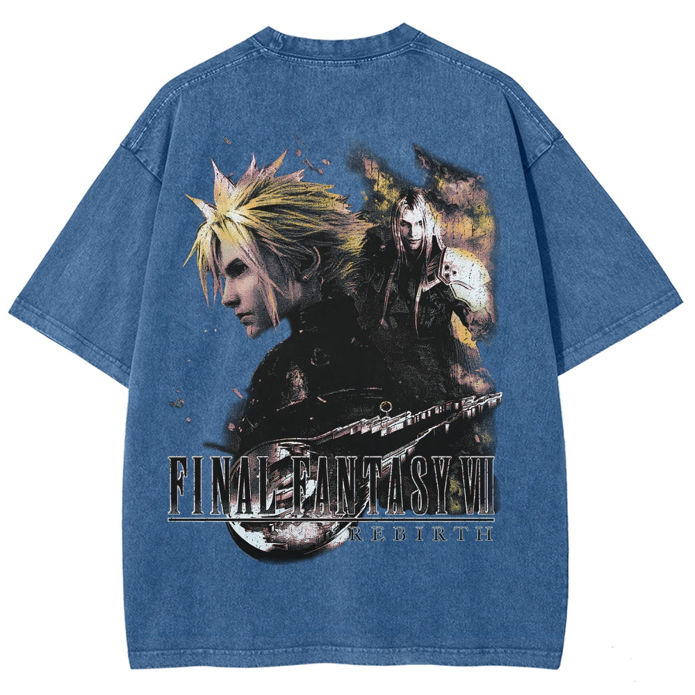 Final Fantasy Unisex Fit Washed T-Shirt 2602013484