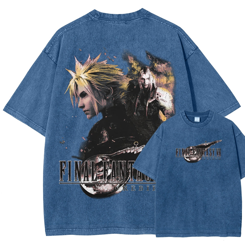 Final Fantasy Unisex Fit Washed T-Shirt 2602013484