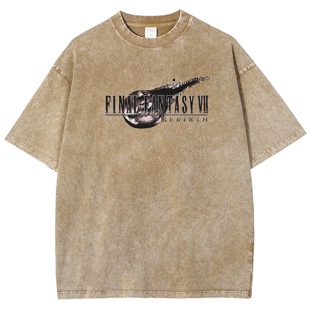Final Fantasy Unisex Fit Washed T-Shirt 2602013484