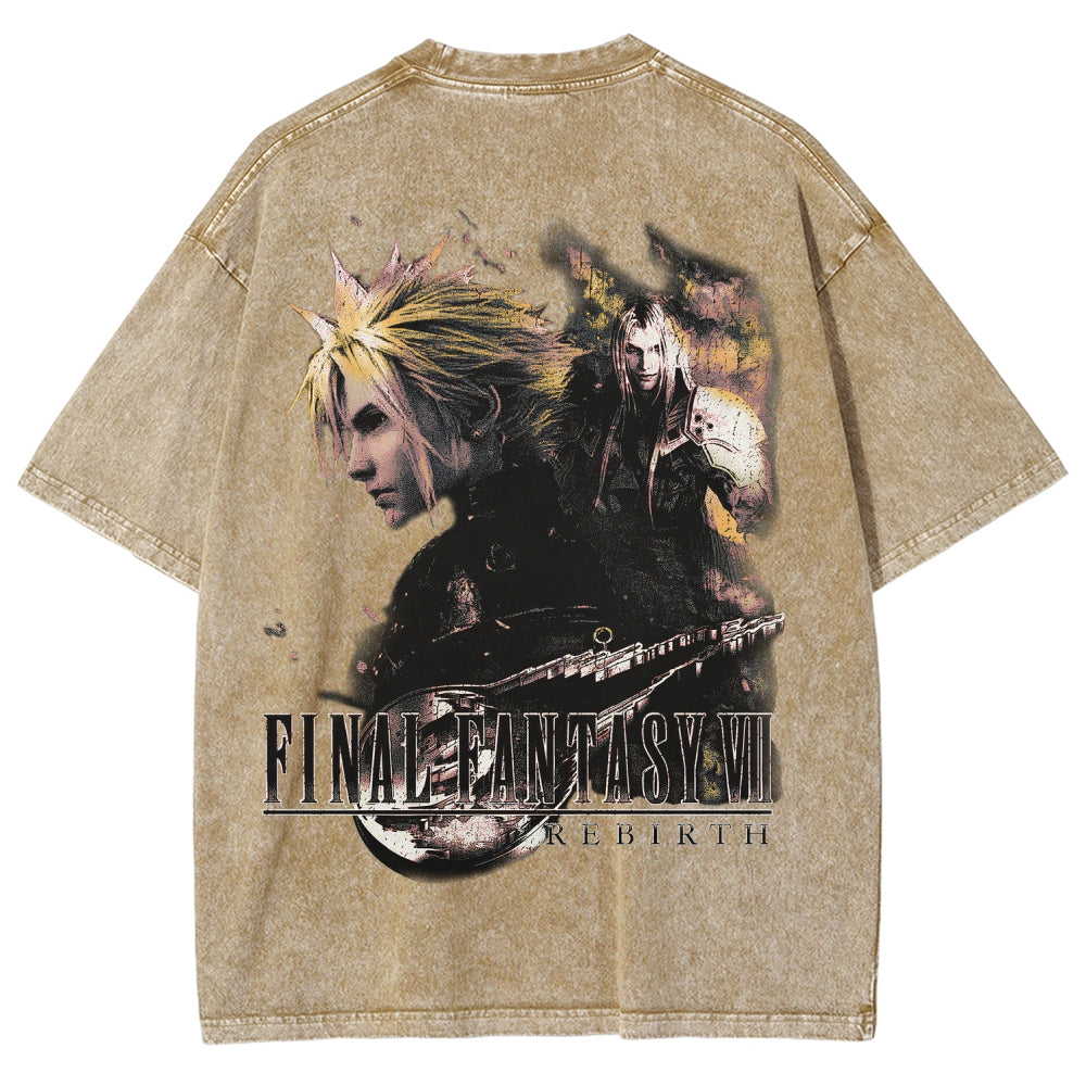 Final Fantasy Unisex Fit Washed T-Shirt 2602013484