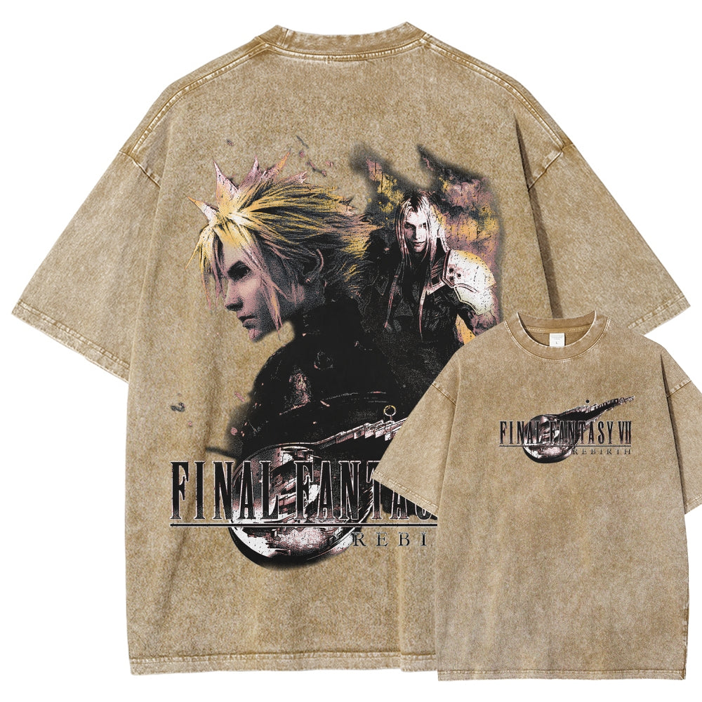Final Fantasy Unisex Fit Washed T-Shirt 2602013484