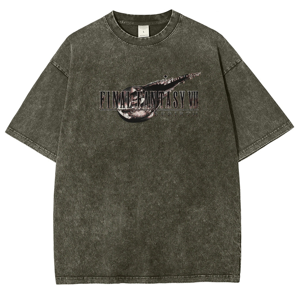 Final Fantasy Unisex Fit Washed T-Shirt 2602013484