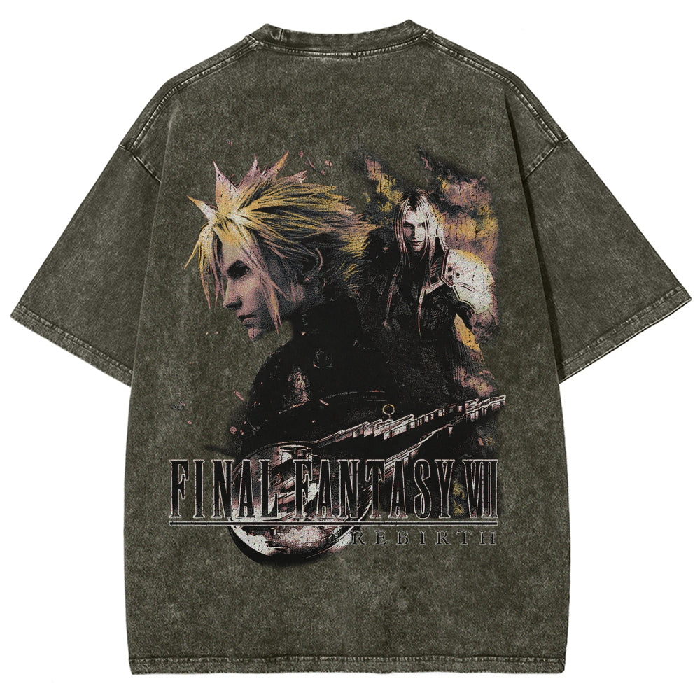 Final Fantasy Unisex Fit Washed T-Shirt 2602013484