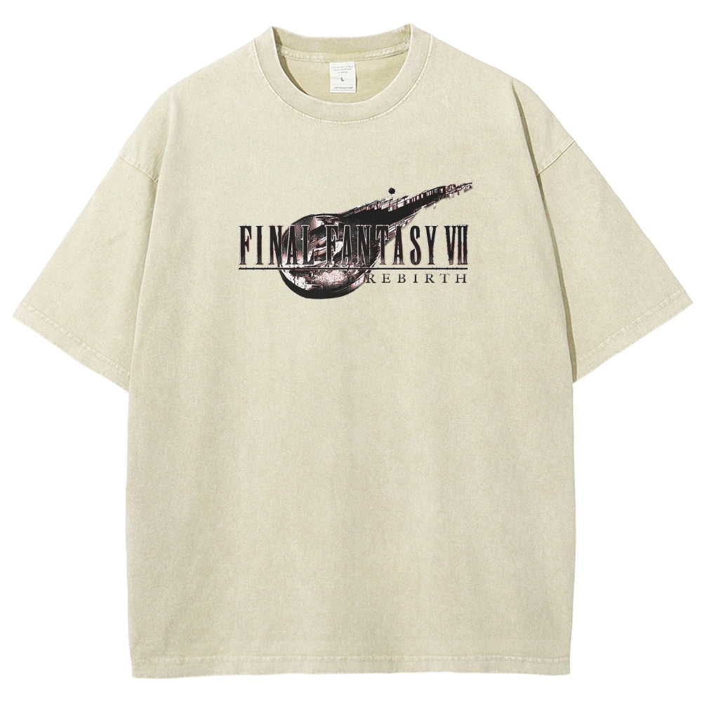 Final Fantasy Unisex Fit Washed T-Shirt 2602013484