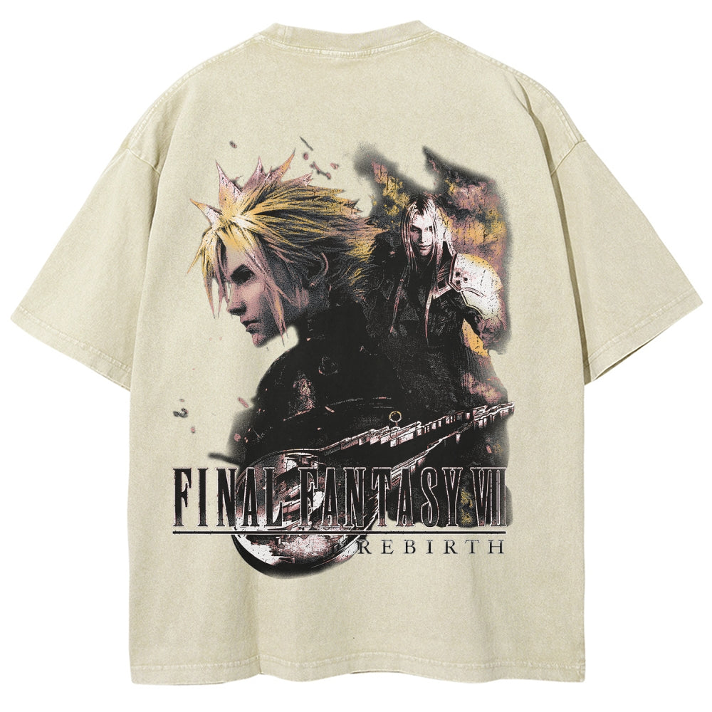 Final Fantasy Unisex Fit Washed T-Shirt 2602013484