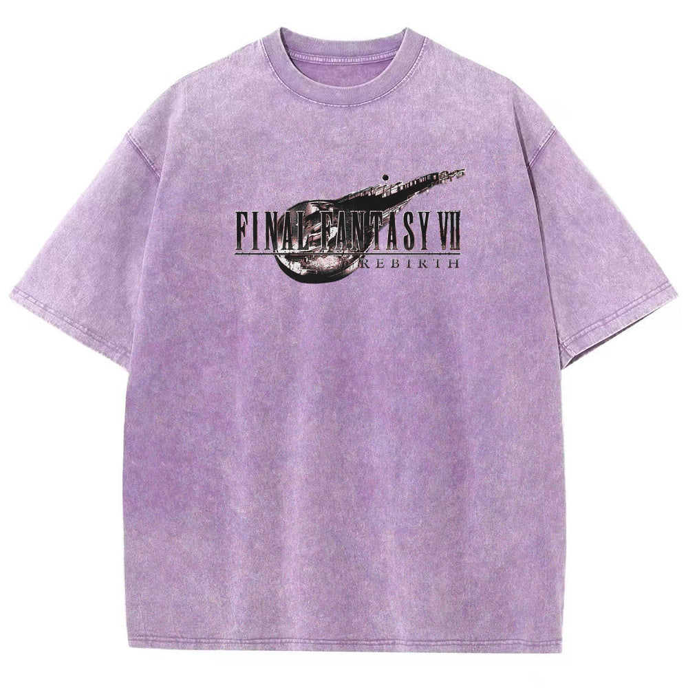 Final Fantasy Unisex Fit Washed T-Shirt 2602013484