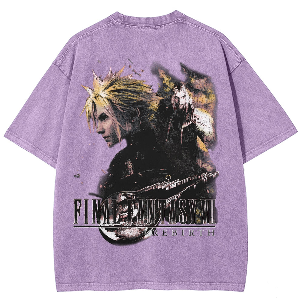 Final Fantasy Unisex Fit Washed T-Shirt 2602013484