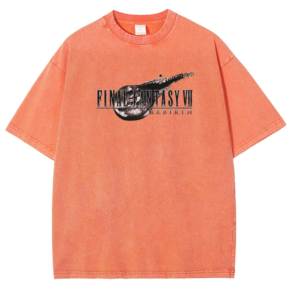 Final Fantasy Unisex Fit Washed T-Shirt 2602013484