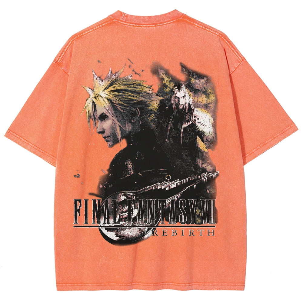 Final Fantasy Unisex Fit Washed T-Shirt 2602013484