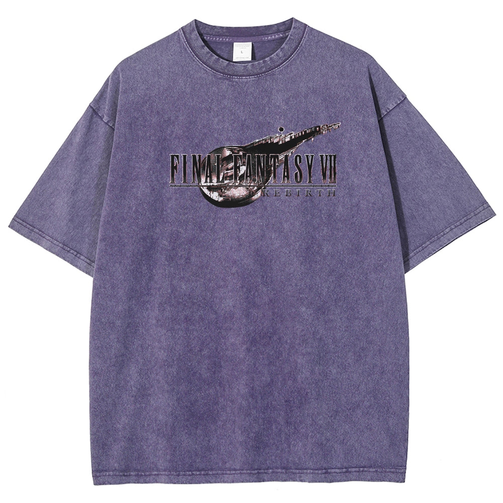 Final Fantasy Unisex Fit Washed T-Shirt 2602013484