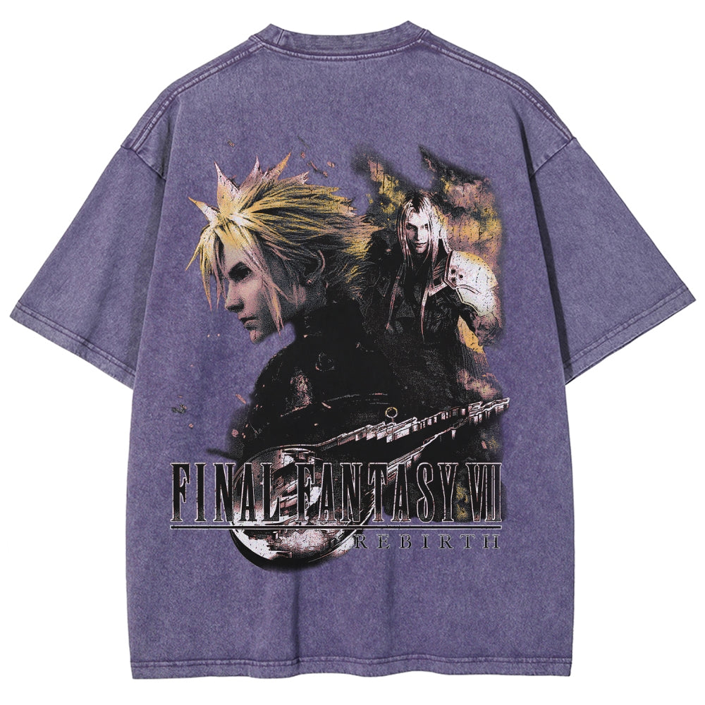 Final Fantasy Unisex Fit Washed T-Shirt 2602013484