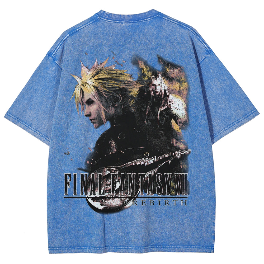 Final Fantasy Unisex Fit Washed T-Shirt 2602013484