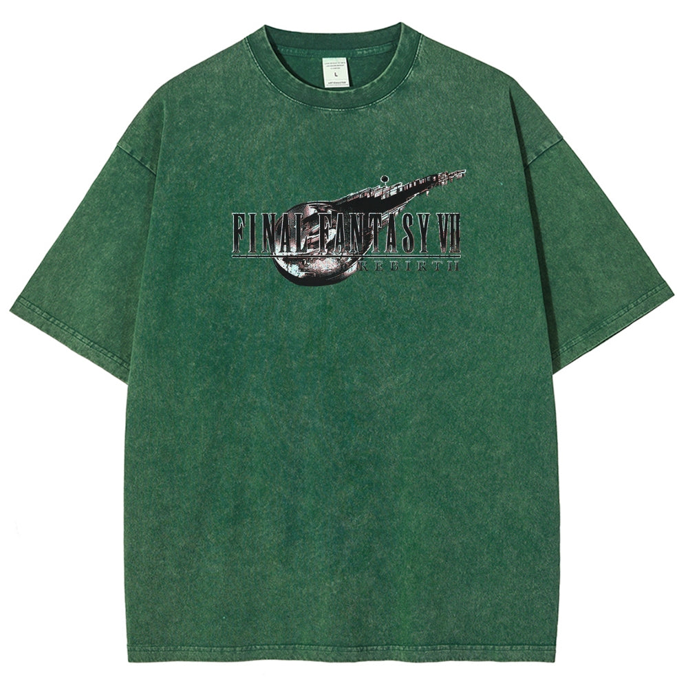 Final Fantasy Unisex Fit Washed T-Shirt 2602013484