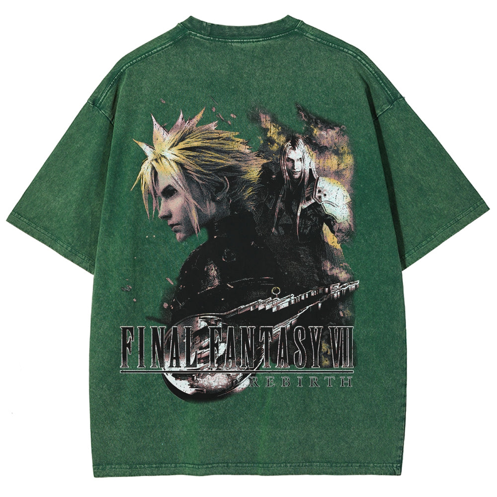 Final Fantasy Unisex Fit Washed T-Shirt 2602013484