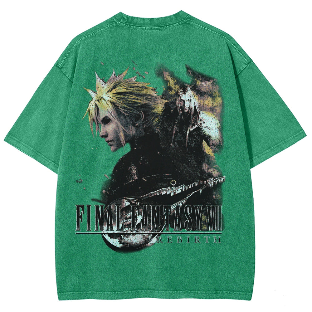 Final Fantasy Unisex Fit Washed T-Shirt 2602013484