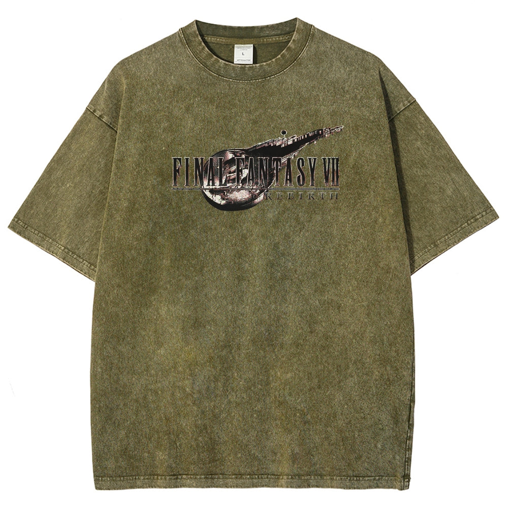 Final Fantasy Unisex Fit Washed T-Shirt 2602013484