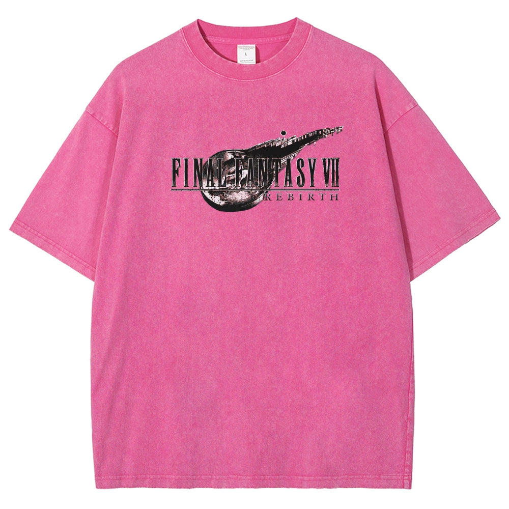 Final Fantasy Unisex Fit Washed T-Shirt 2602013484