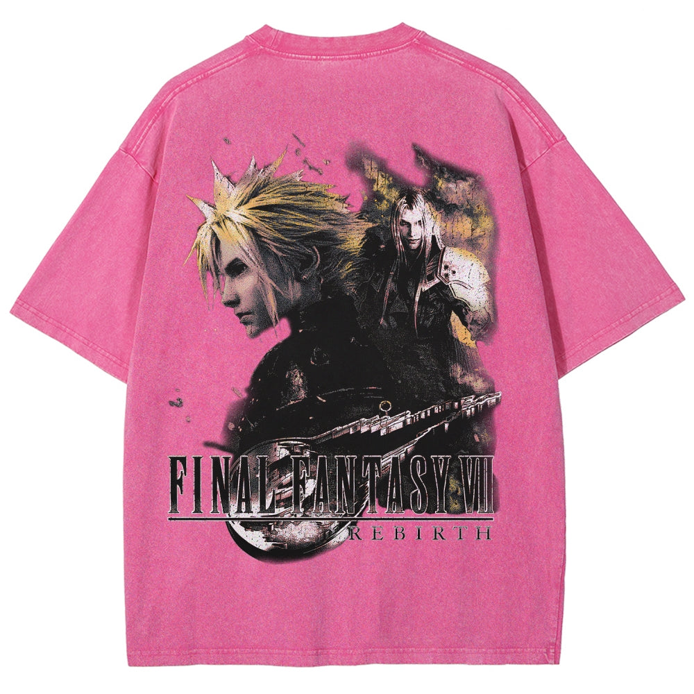 Final Fantasy Unisex Fit Washed T-Shirt 2602013484