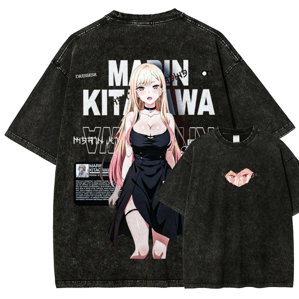 My Dress-Up Darling Marin Kitagawa Unisex Fit Washed T-Shirt 2602014207