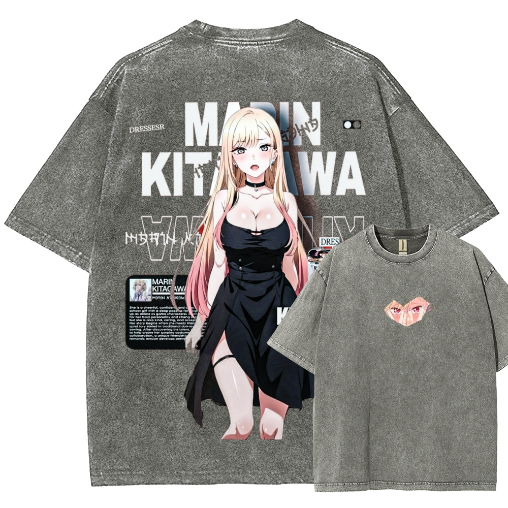 My Dress-Up Darling Marin Kitagawa Unisex Fit Washed T-Shirt 2602014207