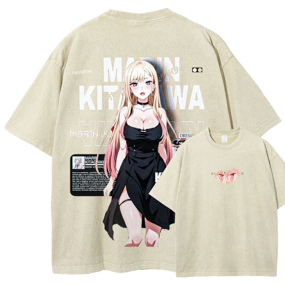 My Dress-Up Darling Marin Kitagawa Unisex Fit Washed T-Shirt 2602014207