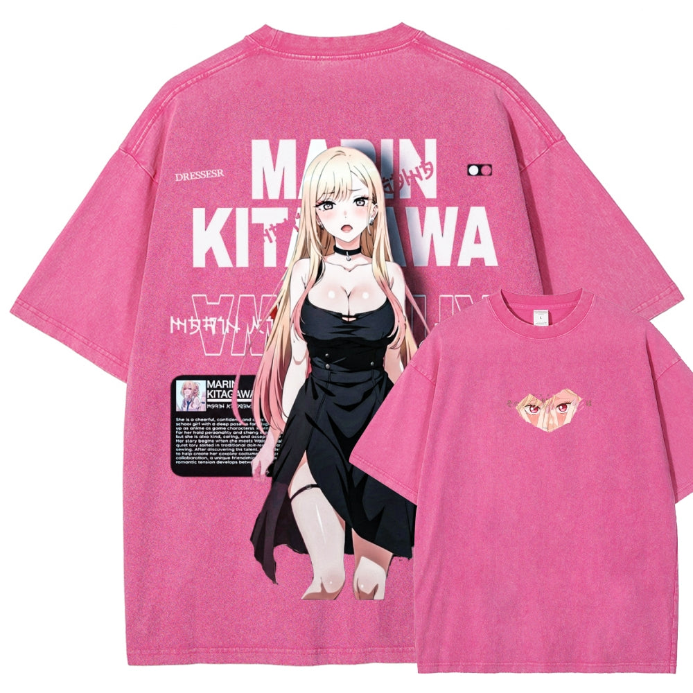 My Dress-Up Darling Marin Kitagawa Unisex Fit Washed T-Shirt 2602014207