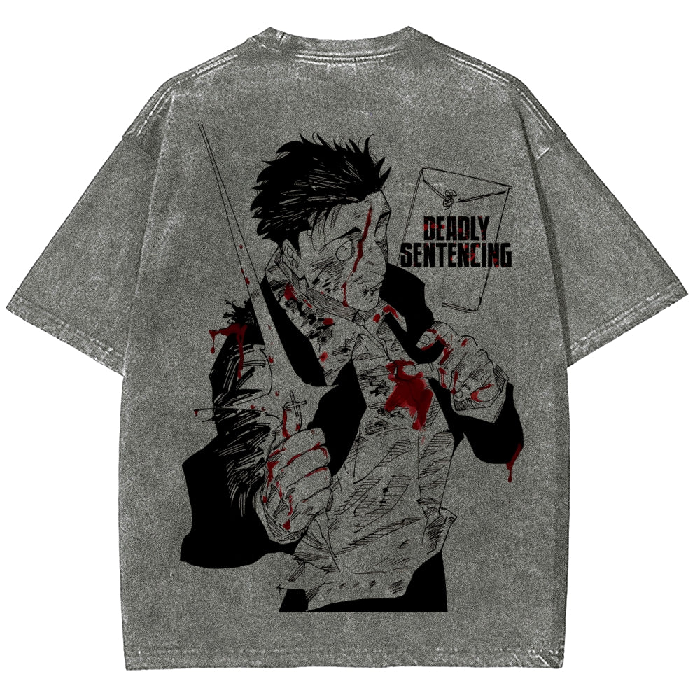Jujutsu Kaisen Unisex Fit Washed T-Shirt 2603007906