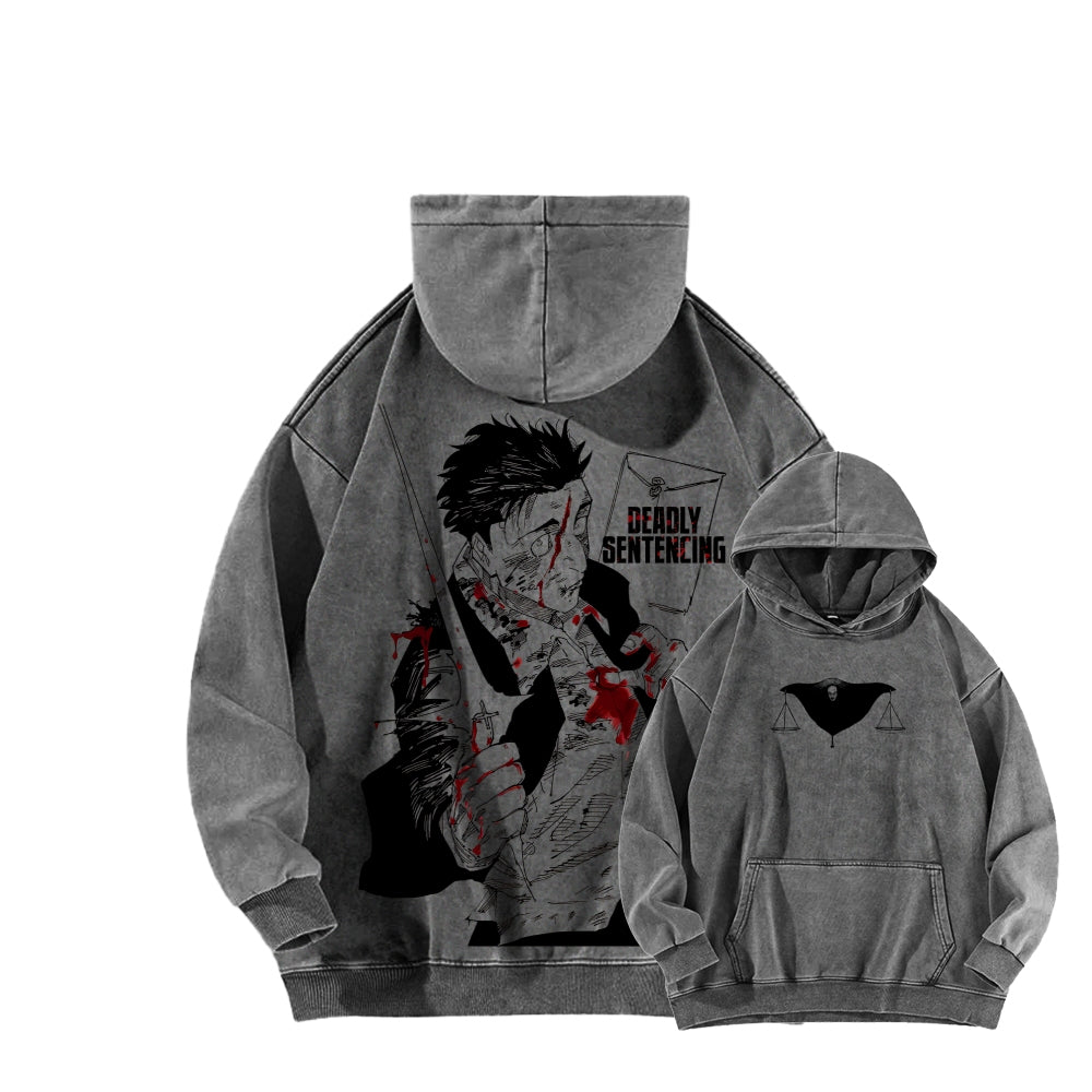 Jujutsu Kaisen Unisex Washed Hoodie 2603008303