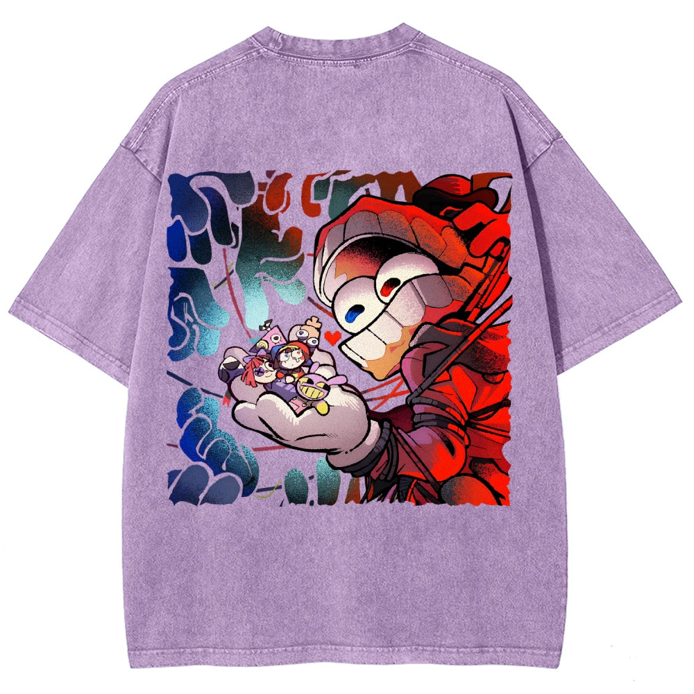 The Amazing Digital Circus Unisex Fit Washed T-Shirt 2603009396
