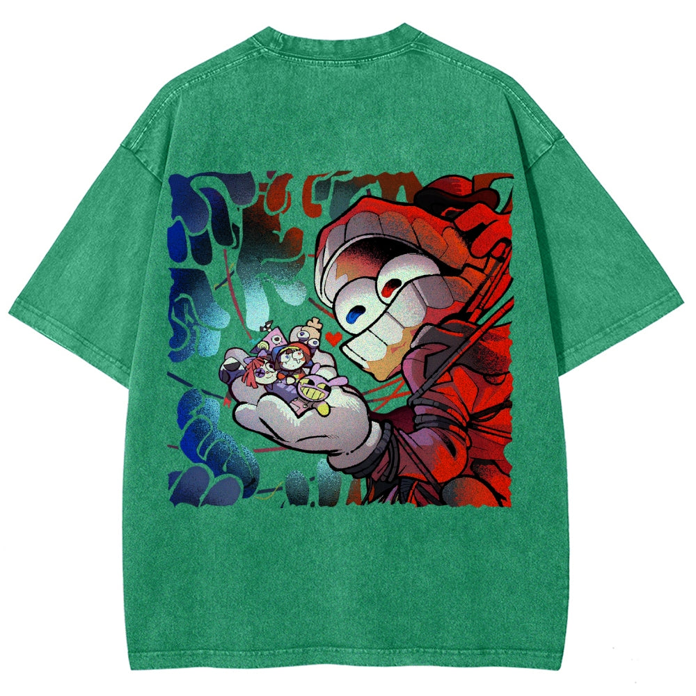 The Amazing Digital Circus Unisex Fit Washed T-Shirt 2603009396