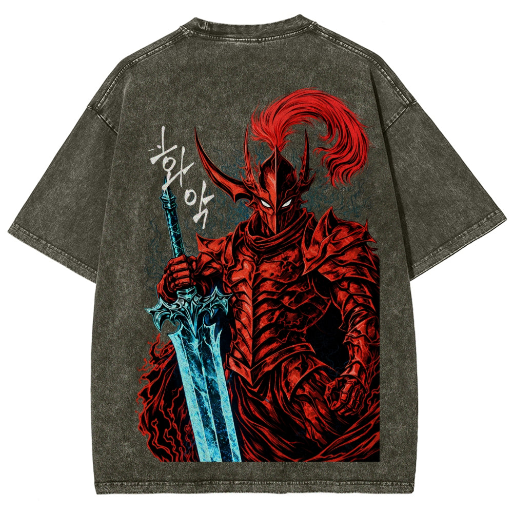 solo leveling Unisex Fit Washed T-Shirt 2603009461
