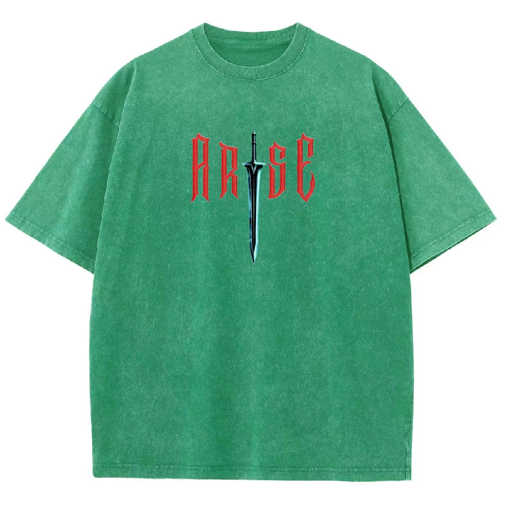 solo leveling Unisex Fit Washed T-Shirt 2603009461