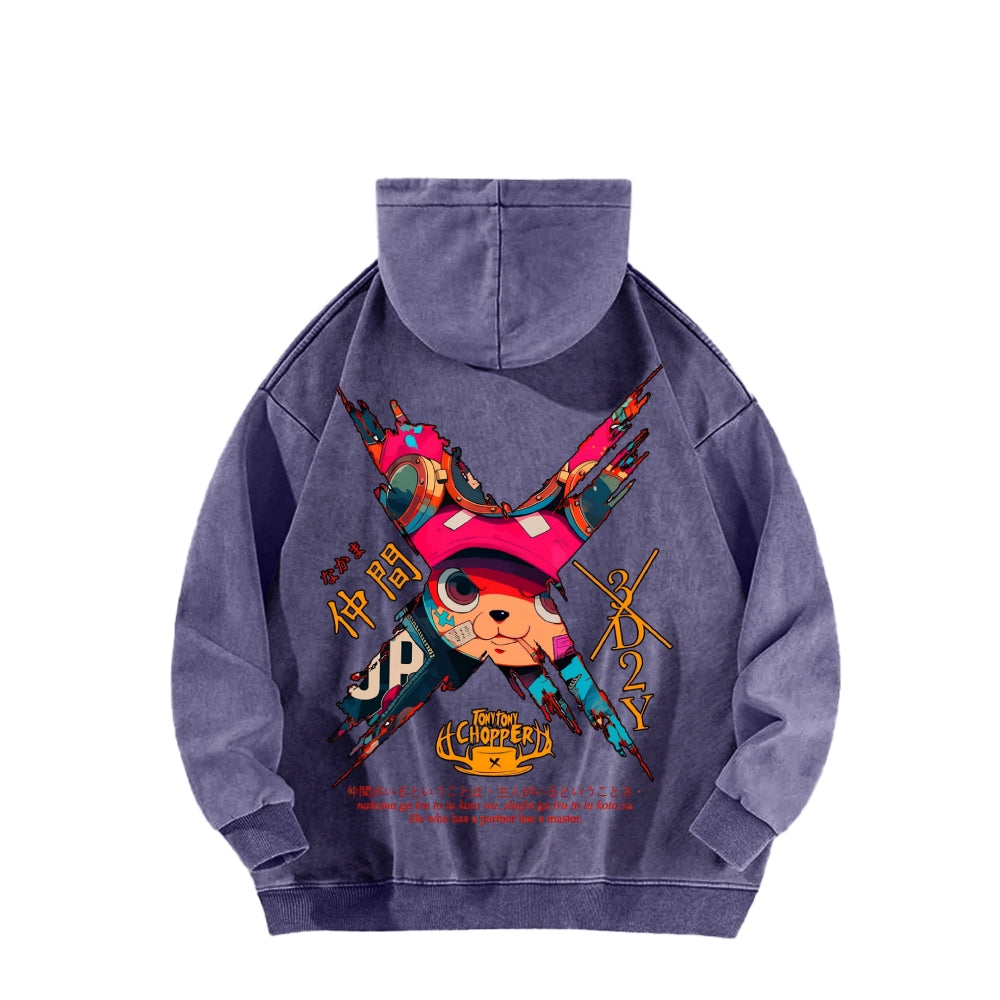 One Piece Unisex Washed Hoodie 2603014173