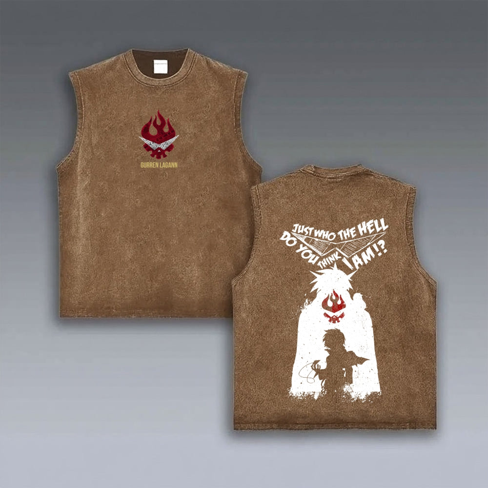 Gurren lagann Tengen Toppa VINTAGE TANK TOP 2603016501