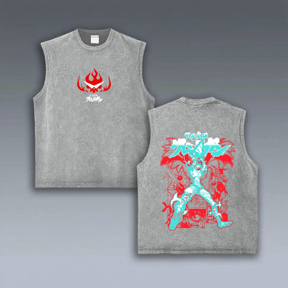 Gurren lagann Tengen Toppa VINTAGE TANK TOP 2603016507