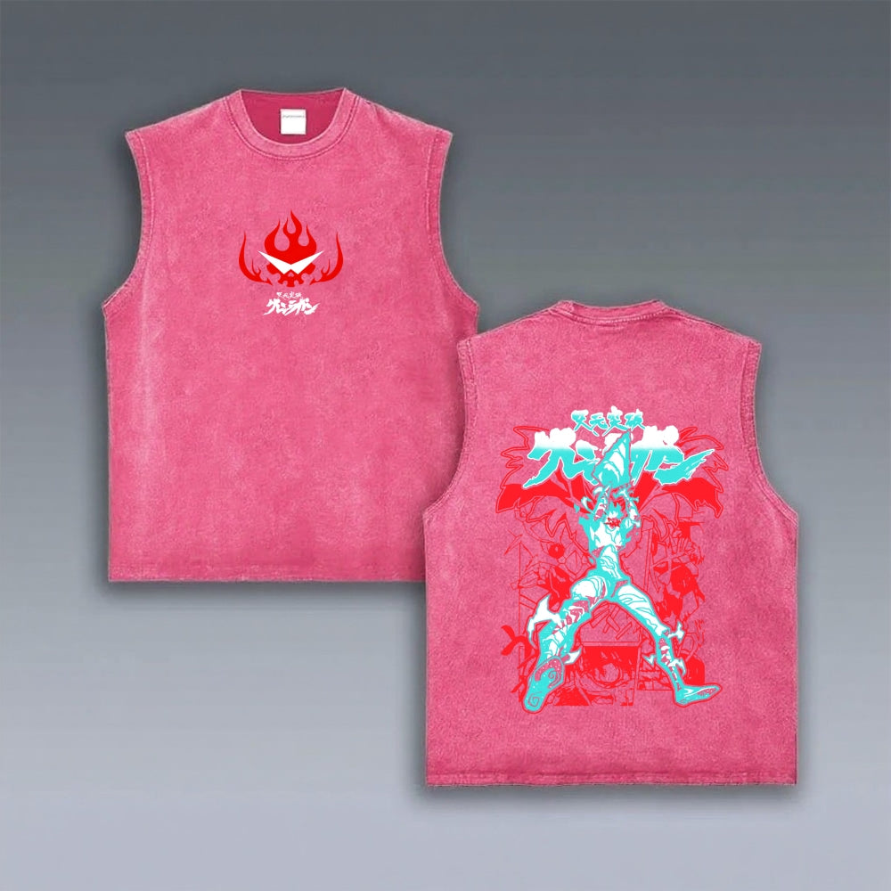 Gurren lagann Tengen Toppa VINTAGE TANK TOP 2603016507
