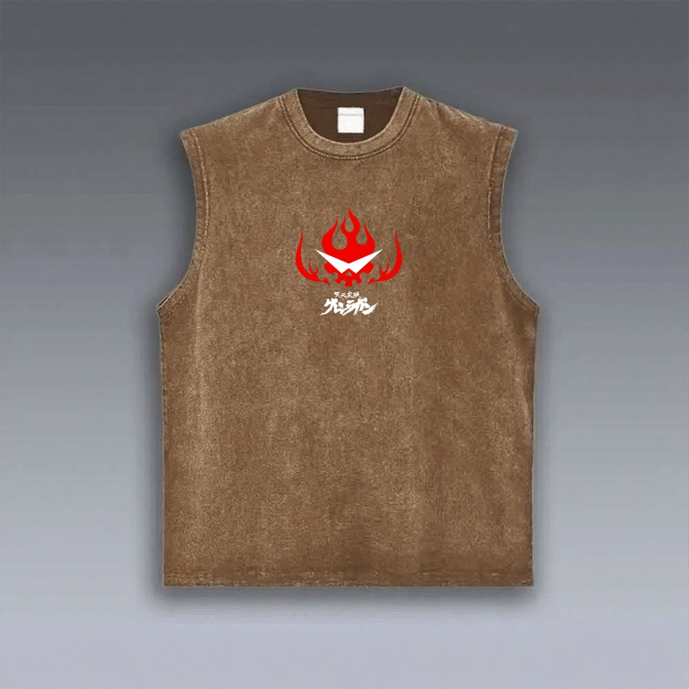 Gurren lagann Tengen Toppa VINTAGE TANK TOP 2603016507