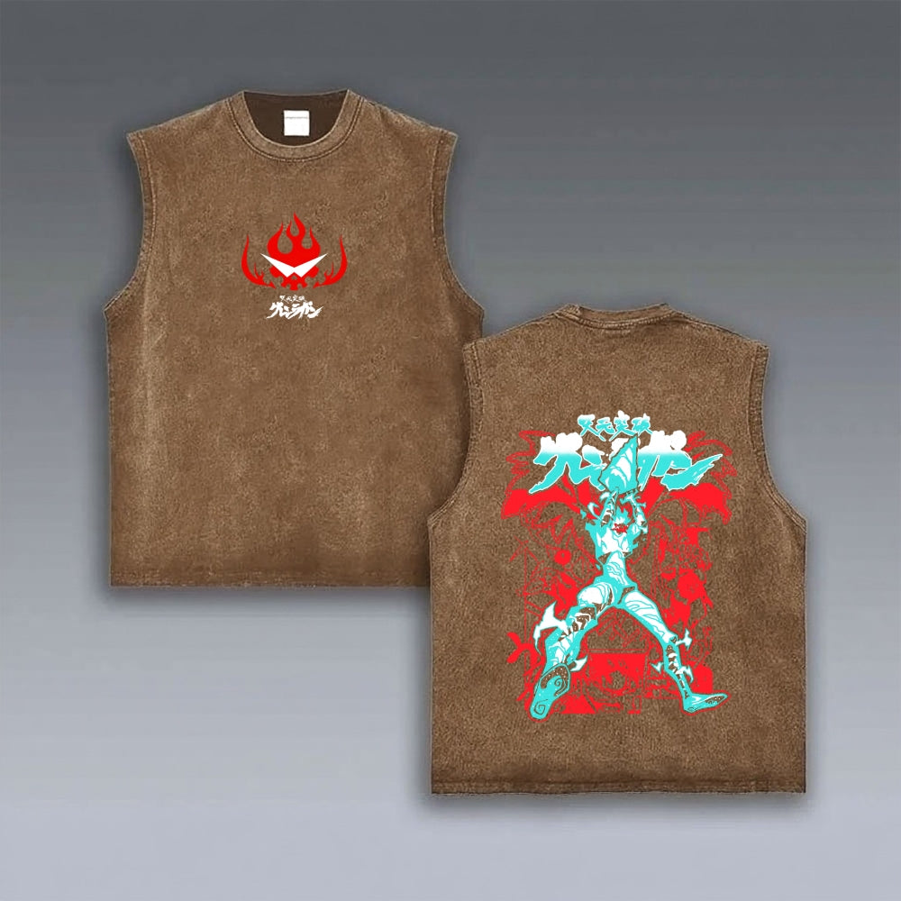 Gurren lagann Tengen Toppa VINTAGE TANK TOP 2603016507
